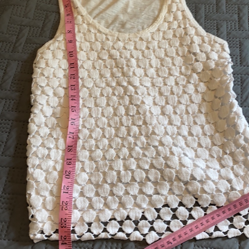J Crew : White Tank Top - Medium - Picture 7 of 9